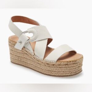 RAG AND BONE AugustEspadrille Platform
Sandal (Women) size 7.5 Antique white